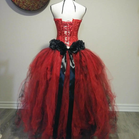 Custom made Day Of The Dead  Halloween costume Sz S-XL - Picture 2 of 4
